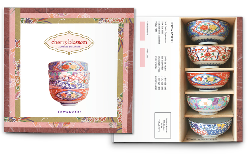 Cherry Blossom Catalogue front cover and back cover